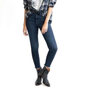 Free People We The Free Raw Hem High-Rise Skinny Jeans Size 25